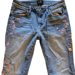 DRIFTWOOD CHERRY BLOSSOM EMBROIDERED KELLY JEANS
